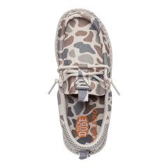 HEYDUDE X BURLEBO Wally Funk Youth Deer Camo
