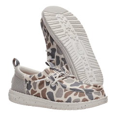 HEYDUDE X BURLEBO Wally Funk Youth Deer Camo